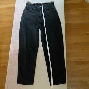 High waisted loose mom jeans h&m